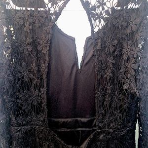 NWOT•Southern Fried Chics•This Is Your Night Romper•Black•Size 2X